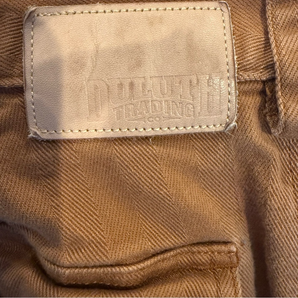 Duluth Trading Co. Women's Size 16 Tan Brown 4 Pocket Pant Straight Leg Cotton - Picture 12 of 12